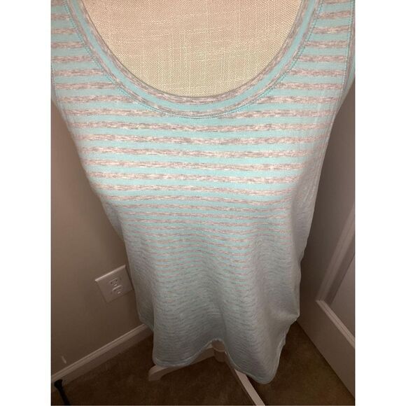 NWT Ladies Calia by Carrie Underwood Tank Top Blue / Gray large - Picture 2 of 5